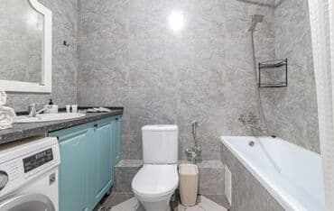 суточные квартиры бишкек джал: 1 комната, Душевая кабина, Постельное белье, Кондиционер — 4