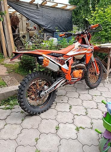 мото багаж: Эндуро-мотоцикл Хингузин KTM рама ка 10 коробка 6 ступка водянка — 3