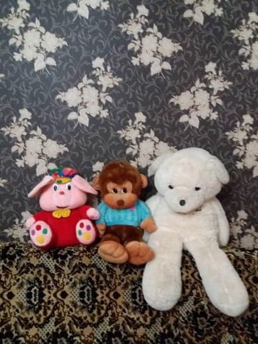 где можно купить обезьянку: Мягкие игрушки. Мышка, обезьяна Большие. 400 сом — 1