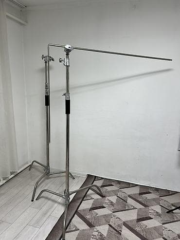 Техника и электроника: Комплект для студийного света: две стойки C-stand с журавлями и — 4