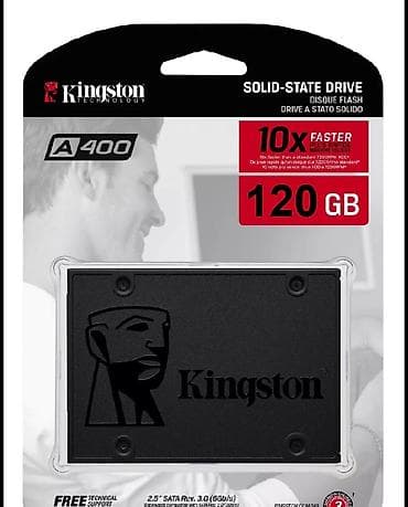 ПК жана ноутбуктар үчүн комплектөөчүлөр: Маалымат алып жүрүүчү, Жаңы, Kingston, SSD, 128 ГБ, 2.5" — 2