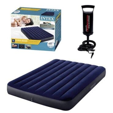 матрас кровать интекс: Надувной матрас, Новый, Двуспальный, Бесплатная доставка, Платная доставка, Самовывоз, длина - 203 см — 2