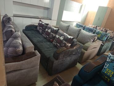 кожаный диван раскладной: Бүктөмө диван, Жаңы, Бөлүп төлөө менен — 3