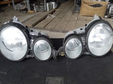 фреон авто кондиционера: Комплект передних фар Mercedes-Benz 1998 г., Б/у, Оригинал — 1