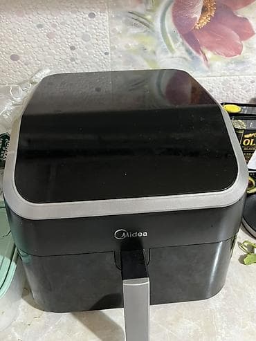 frye: Аэрогриль (фритюрница без масла) Midea с сенсорной панелью - Бренд — 4
