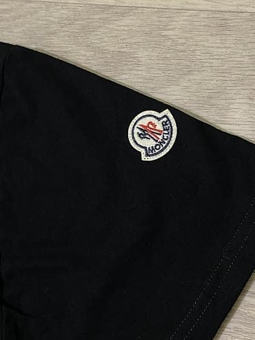 Мужская одежда: Мужская футболка, L, XL, Moncler, Новый, цвет - Черный, Бесплатная доставка — 4