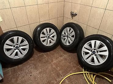 r17 на субару: Колеса в сборе 225 / 65 / R 17, Б/у, Литые, отверстий - 4 — 1