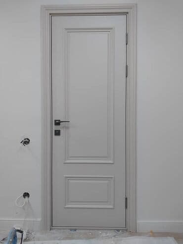 установка двери: Межкомнатная глухая дверь — 4