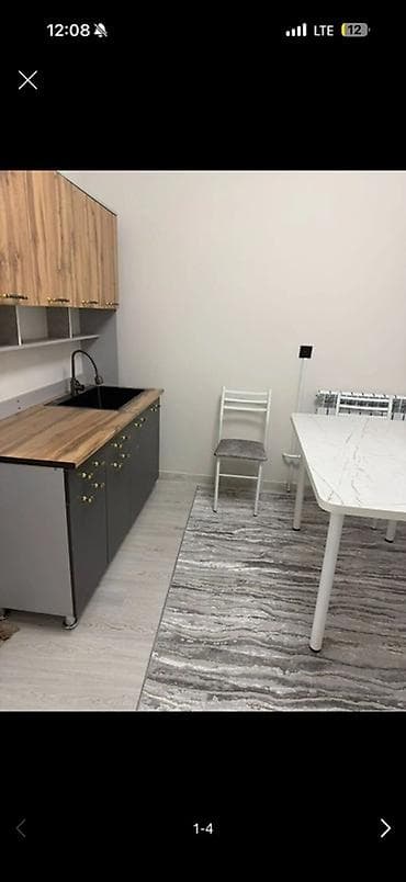 1 комнатная квартира месяц: 1 комната, Без подселения — 4