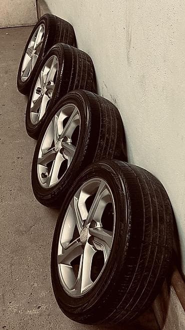 шины на сонату: Колеса в сборе 215 / 55 / R 17, Лето, Б/у, Комплект, Легковые, Литые, отверстий - 5 — 5