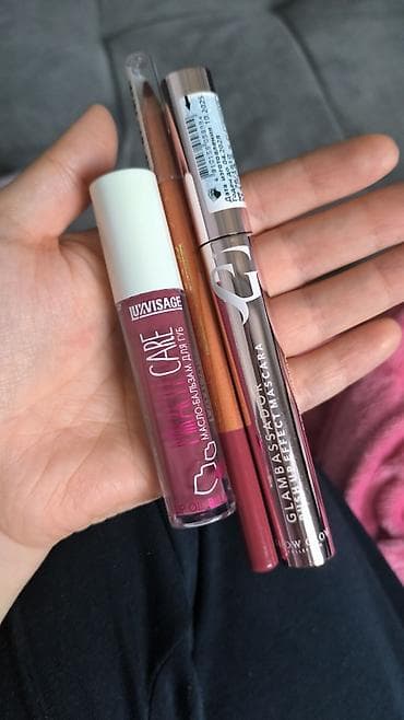 помада для волос: Продаю набор: Масло-бальзам для губ LUXVISAGE Miracle Care, Тушь для — 1