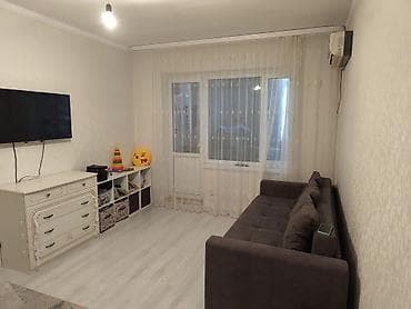 мкр улан: 1 комната, 32 м², 106 серия, 7 этаж, Евроремонт — 1