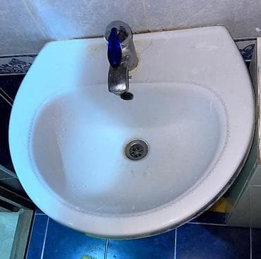 раковины с тумбочкой: Раковина для ванной, Особенности: С узором, Круглая форма, Материал: Керамика — 2