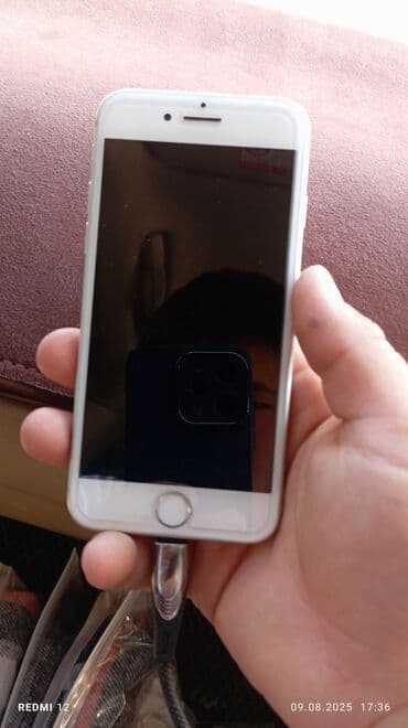 айфон 8 сена: IPhone 8, Колдонулган, 64 ГБ, Күмүш, Кабель, 72 % — 1