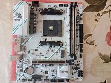 Настольные ПК и комплектующие: Материнская плата для ПК, AM4, Micro-ATX — 1