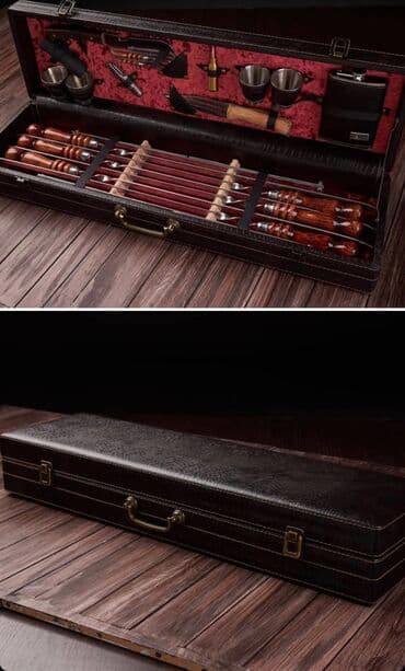 сколько стоит барбекюшница: Отличный подарок для мужчин!!! Подарочный набор для шашлыка — 4