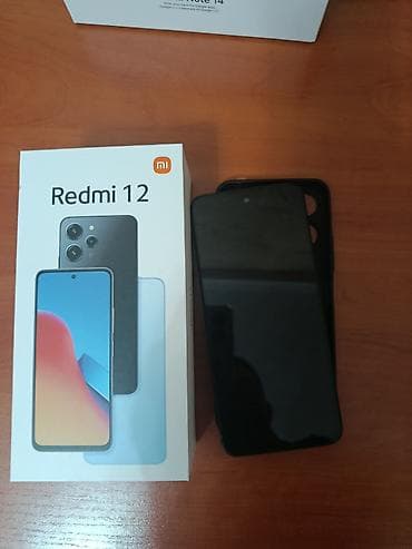 tecno camon 50: Redmi, Redmi 12, Б/у, 128 ГБ, цвет - Черный, 2 SIM — 1
