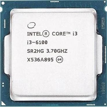 Intel core i3 6100 есть встроенная графика, сокет 1151 ddr4-ddr3