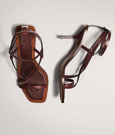 massimo: Кожаные босоножки Massimo dutti из лимитированный коллекции Limited — 2