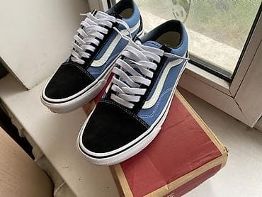 кеды вансы: Мужские кроссовки, 40.5, Vans, Новый, цвет - Синий, Самовывоз, Платная доставка — 2