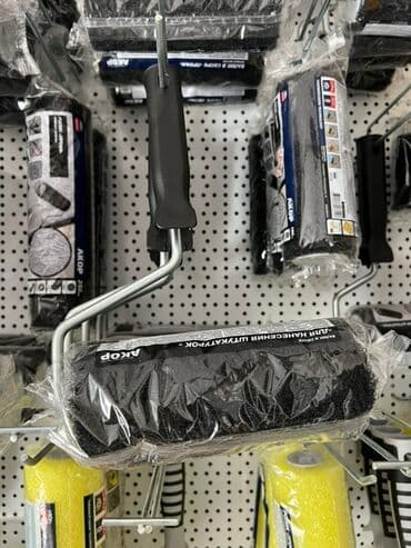 полировочный круг: Малярный валик «АКОР» для нанесения штукатурки. Черный валик с ручкой — 1