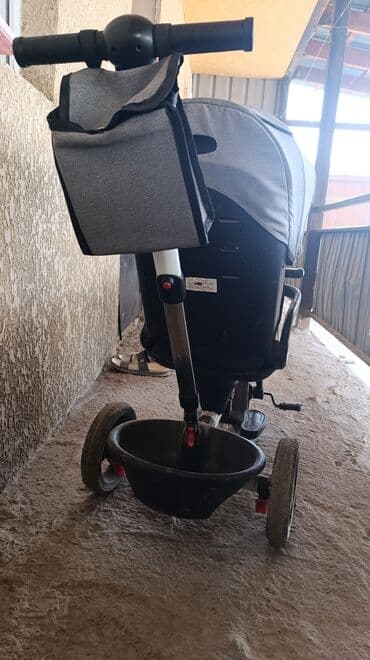 прогулочная коляска cybex бу: Балдар арабасы, түсү - Күмүш, Колдонулган — 3