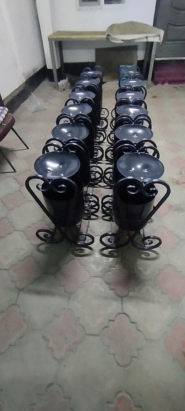 мусурный ящик: С пепельницей, Материал: Железо, 12 л — 4