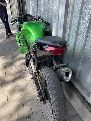 aion s plus: Kawasaki Ninja (зеленый спортбайк) - Кузов: пластиковый обвес sport — 4