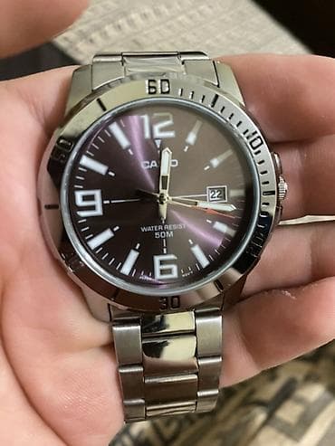 Классические часы часы, Casio, Водонепроницаемые, Мужские