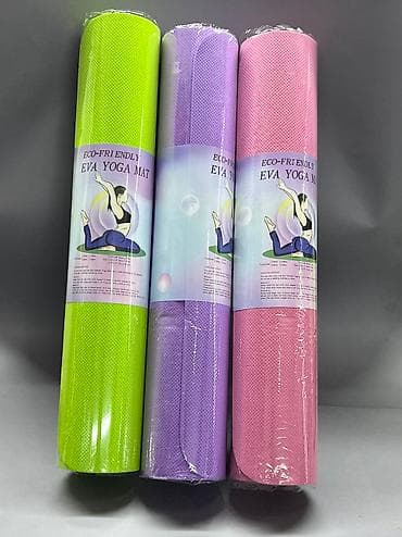 Спорттук сумкалар: Коврики для йоги
Размеры: 175х61см
Толщина:0.4мм
Материал: EVA — 2