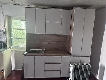 rockland cookware set: Кухонный гарнитур с мойкой и высоким пеналом - Комплектация: нижние — 1