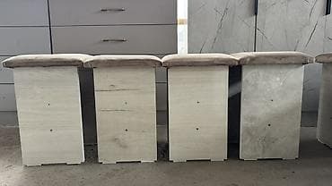 скамейки уличные: Компактные табуреты-пуфы для кухни или прихожей. - Конструкция — 2