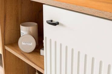 кухонные буфет: Тумба традиционная 2Д 1Я Милан, Белый Матовый, СВ Мебель (Россия) — 3