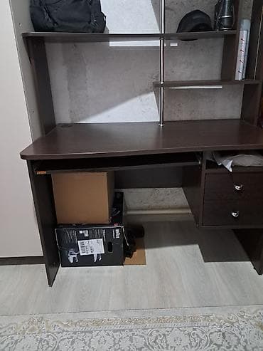 сушильный шкаф бишкек: Компьютерный стол, С полками — 3