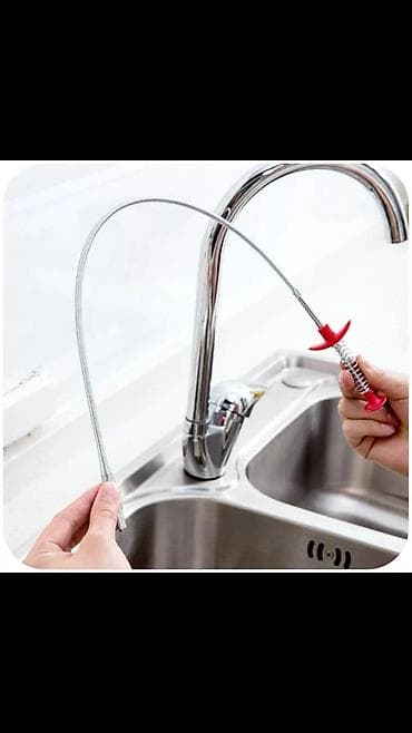 Посуда: Мини трос для чистки канализации, очень нужный инструмент для любой — 1