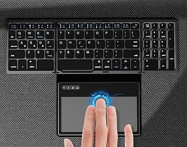 bluetooth keyboard: Клавиатура, Ножничная, Bluetooth подключение — 1