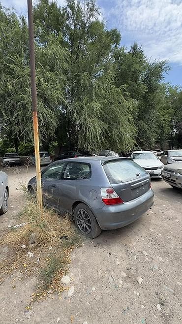 багажник скутер: Honda Civic 3‑дв. хэтчбек (VII поколение, приблизительно 2001–2005) — 4