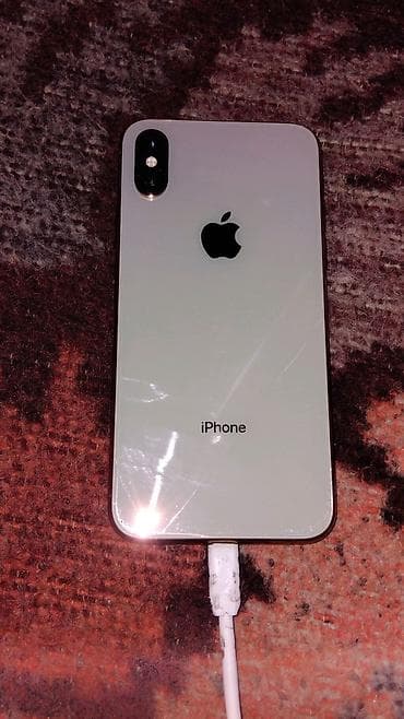 iphon 10: IPhone X, Новый, 256 ГБ, Серебристый, Кабель, 85 % — 1