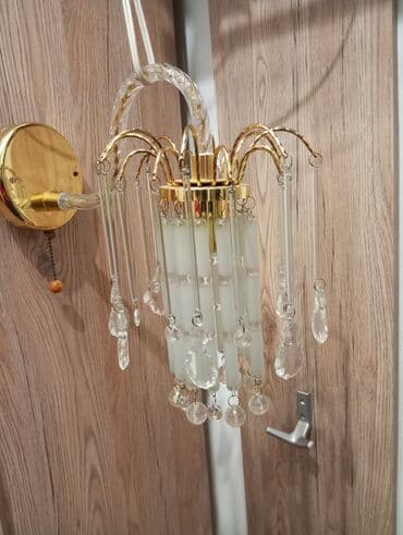 уличный светильник с датчиком движения на солнечной батарее: Продаю листайте фото- красивое бра и Польша - светильник из 6 лопастей — 10