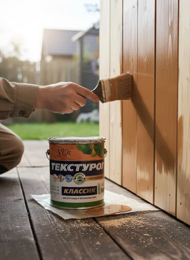краска оптима: Краска для дерева Текстурол Классик, предназначенная как для наружных — 1