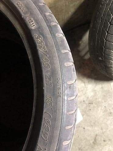 Продаю шины - Размер 1: 225/40 ZR18 92Y Michelin Лето 1 шт -1000 сом