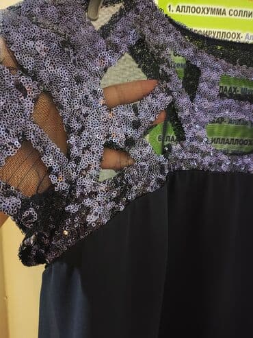 национальные украшения бишкек: Вечернее платье, А-силуэт, Без рукавов, XL — 5