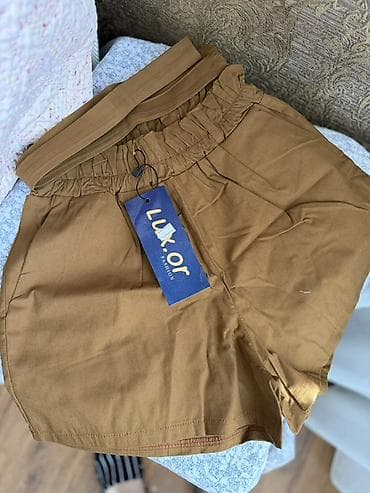 slim patch: Женские шорты Luxor Fashion - Цвет: карамельно‑коричневый - Посадка — 1