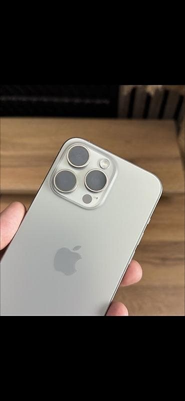 Техника и электроника: IPhone 15 Pro Max, Б/у, 256 ГБ, Natural Titanium, 83 % — 3