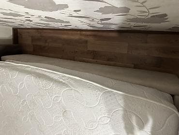 aol kg: Двуспальная кровать, С мягким изголовьем, длина - 200 см — 5