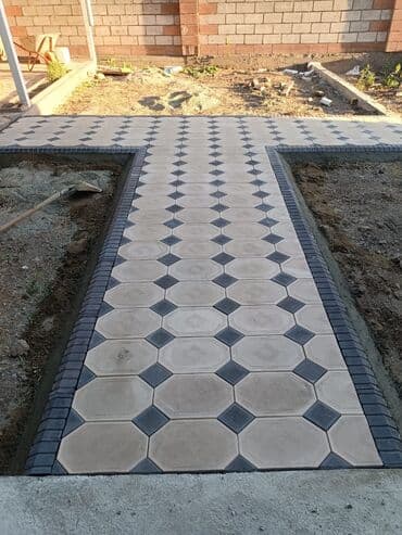 брусчатка бишкек цена: Укладка брусчатка любой сложности укладка брусчатка, устантовка — 16