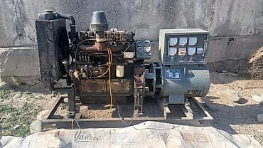 Дизельный генератор 30кВт (трёхфазный) и 220 в Основные at lalafo.kg Дизельный генератор 30кВт (трёхфазный) и 220 в Основные