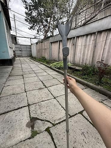 костыли деревянные: Костыль локтевой (канадка), регулируемый - Тип: одноместный локтевой — 3