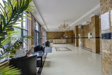 сдается квартира район кара жыгач: 3 комнаты, Душевая кабина, Постельное белье, Кондиционер — 12