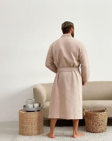 женские махровые халаты больших размеров: Вафельные халаты из премиальной вафельной ткани. В разных расцветках — 5